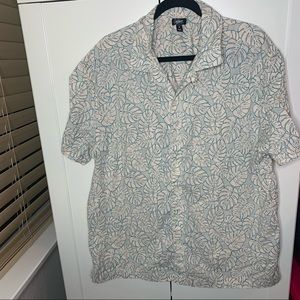 Men’s City Streets Floral Button Down Shirt